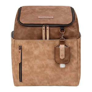 Nappy Bags: Tempo Backpack Diaper Bag in Brioche