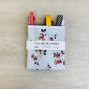 Tag Me Sensory Blankets: Tag-Me Sensory Blanket - Micky & Friends