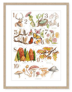 Michelle Clarke Prints: ‘Michelle Clarke Prints’ Woodland 123
