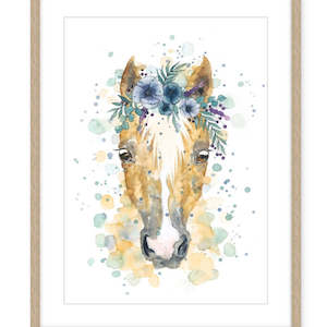Michelle Clarke Prints: Michelle Clarke Prints - Percy The Pony
