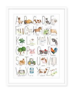 Michelle Clarke Prints: ‘Michelle Clarke Prints’ Farming ABC's