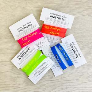 Allery Wristbands: ALLERGY WRISTBANDS - Egg