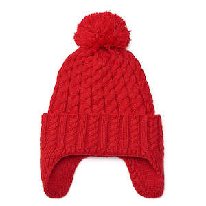 Clearance: 3LM Kid's Winter Beanie - Red