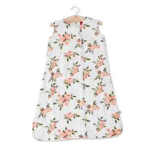 New Arrivals: Cotton Muslin Sleeping Bag - Watercolour Roses
