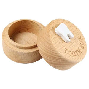 Teething: Wooden Tooth Box