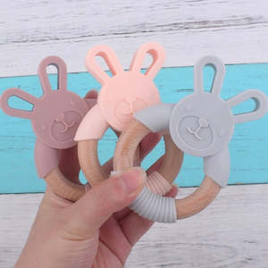 Teething: Silicone Teething Rabbits