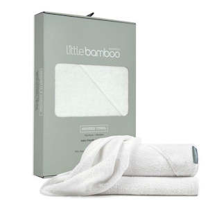 Swim Time: Natural - Little Bamboo - Hooded Towel