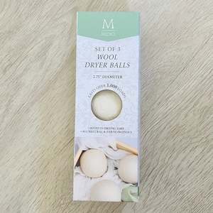 Wellbeing: Wool Dryer Balls (3Pack)