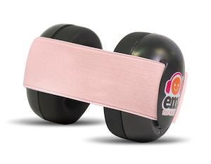 EarMuffs - Black w Blush Band