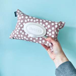 Hidette Wipes Cover: Hidette Wipes Cover - Blush Dot