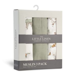 Farmyard Lamb - 3pk Muslin