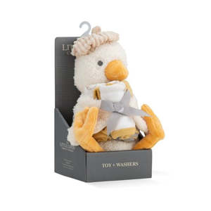 Bath Change: FUZZY DUCK - LITTLE LINEN PLUSH TOY & WASHERS