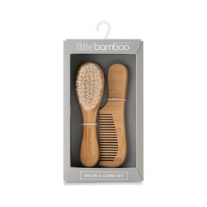Bath Change: Little Bamboo Brush & Comb Set