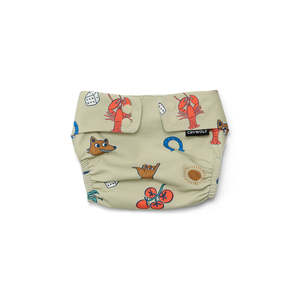 REUSABLE SWIM NAPPY - Lucky Days Sage - Crywolf