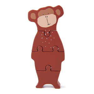 Bibs: Trixie Wooden Body Puzzle Mr Monkey
