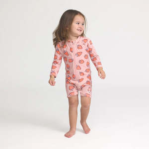 Swim Time: BABY RASH SUIT - Strawberry Splash - Crywolf