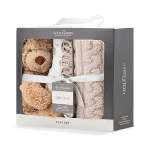 Little Linen Boxed Gift Set - Willow Bear