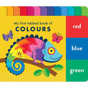 My first tabbed book of colours - book