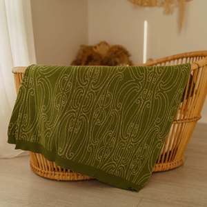 Awhi Manaaki Ngahere Blanket Throw Size