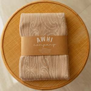 Awhi Manaaki Onepu Pepi Knitted Blanket