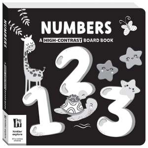 Numbers - high contrast Board Book