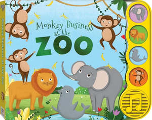 Monkey business at the zoo sound book