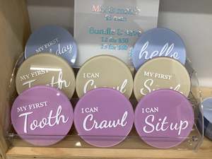 Handmade Milestone Disks
