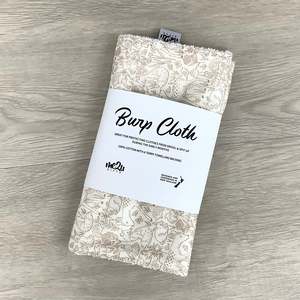 BURP CLOTH - Woodland Animals Neutral