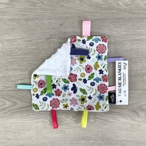 Tag-Me Sensory Blankie MINI - Floral