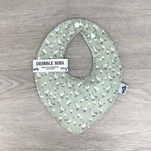 Dribble Bib | 0-3mo | Sage Ducks