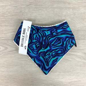 Bibs: Bandana Bib | 3mo+ | Kiwiana - Pāua