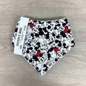 Bandana Bib | 3mo+ | Minnie + Mickey