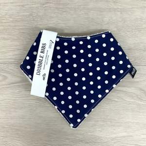 Bibs: Bandana Bib | 3mo+ | Navy Spots