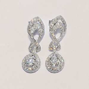 Blanche Diamond Drop Earrings