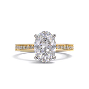 Quinn Oval Diamond Solitaire