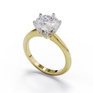 Classic Solitaire Collection: Ana Round Diamond Solitaire