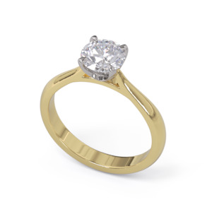 Classic Solitaire Collection: Henrietta Round Diamond Solitaire