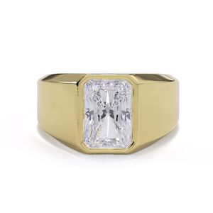 Rings: Diamond Signet Mens