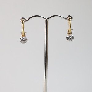 Earrings: Diamond Huggie Earrings