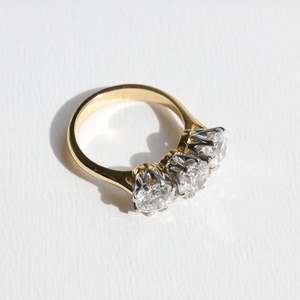 Rings: Round Diamond Trio Ring