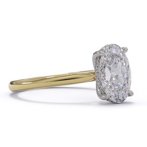 Classic Oval Halo Ring