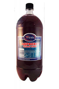 Slushy Syrups: Wests 2lt Slushy Syrup - Raspberry x 6