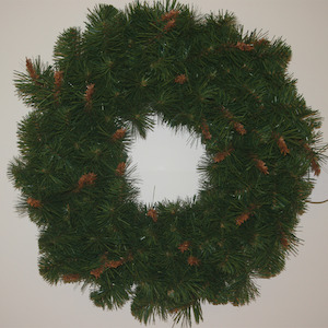 Seasonal & Holiday Decorations: Alps Wreath 18 inch