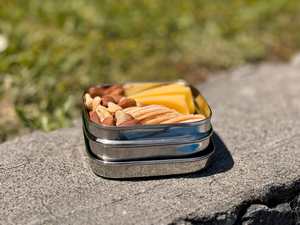 Plastic Free And Sustainable Gifts: Square Snack Box | Stainless Steel | 300ml