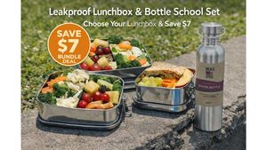 Best Sellers: Leakproof Lunchbox & Bottle School Set – Choose Your Style Save $7