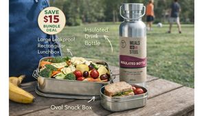 Back to School Bento Set – Leakproof Lunchbox + Snack Box + Bottle (Save $15)