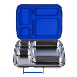 Leakproof Lunch Box: NEW | Leakproof 4 Compartment Bento - Stainless Steel Lunch box (1020ml)