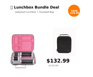 Best Sellers: Ultimate School Lunch Combo | Insulated Lunch Bag + Leakproof Lunchbox NZ