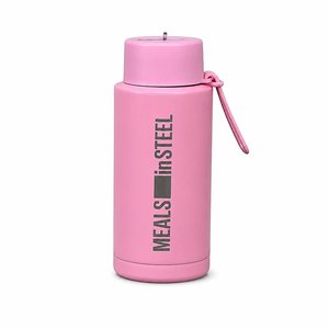 Insulated Sipper Water Bottle with Steel Straw | 1000ml (34oz)