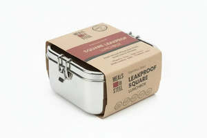 Bento Leakproof Square Lunch Box | Stainless Steel | 1000ml